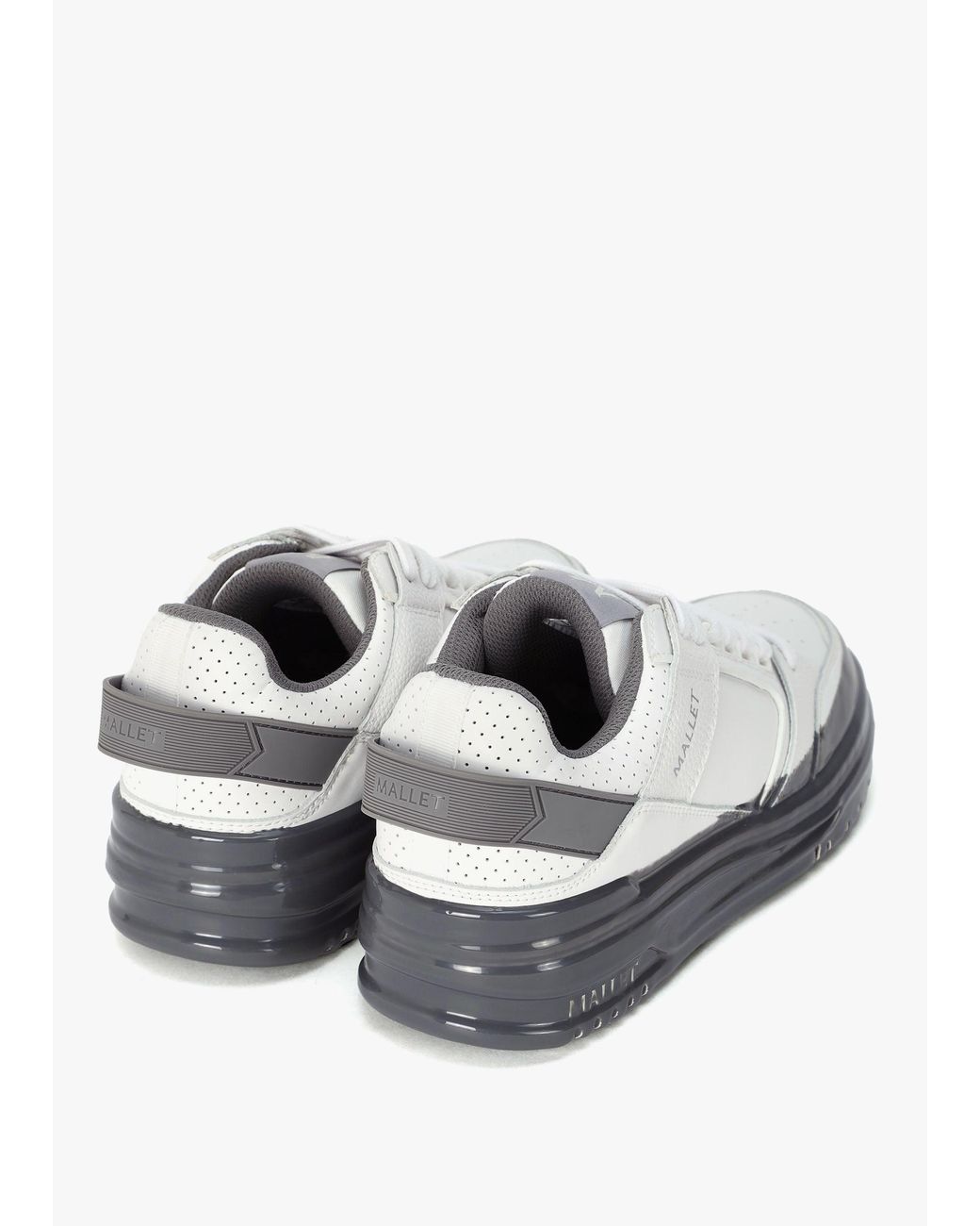 Mallet White Compton Dip Trainers