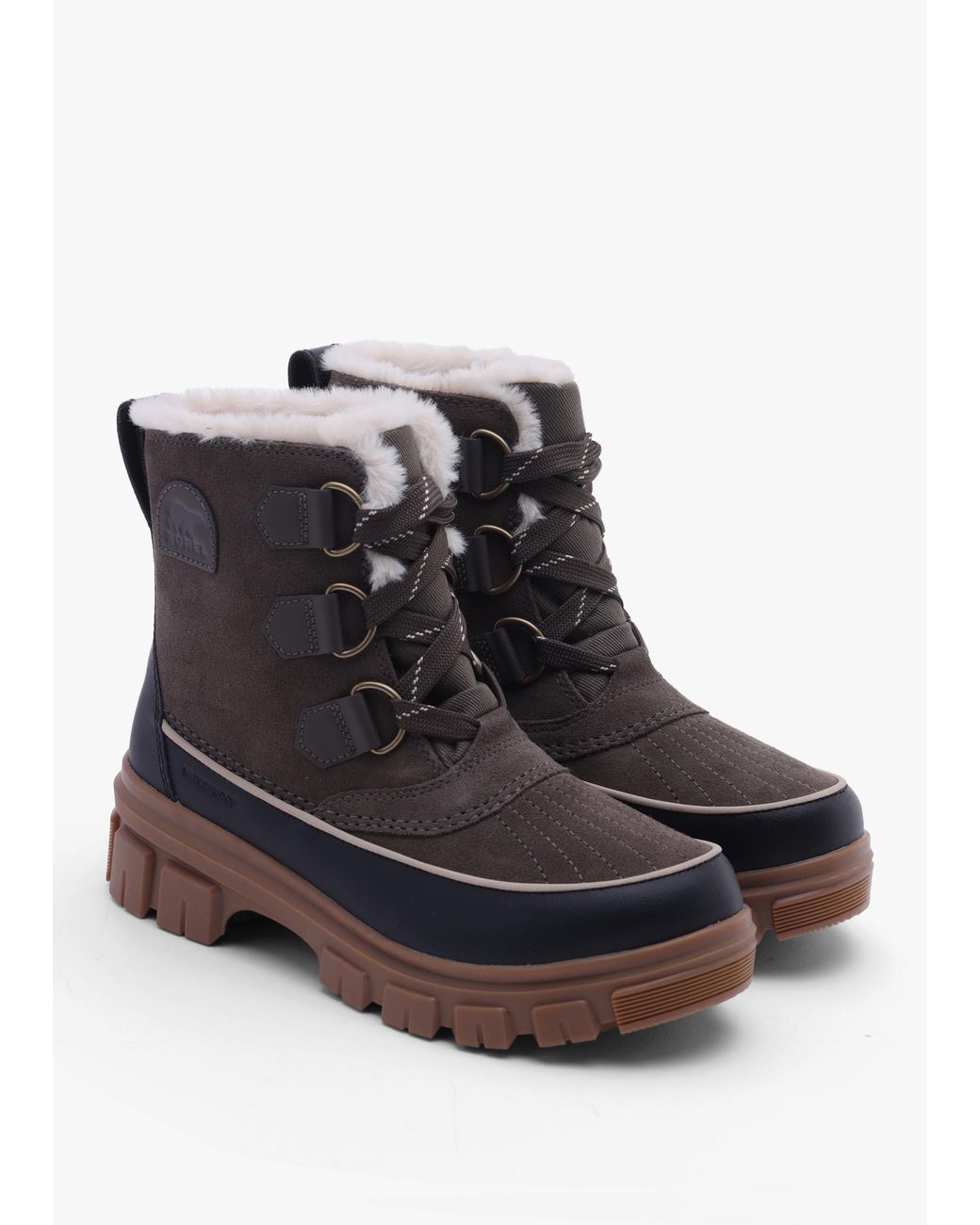 Sorel Brown Torino V Waterproof Taupe Snow Boots