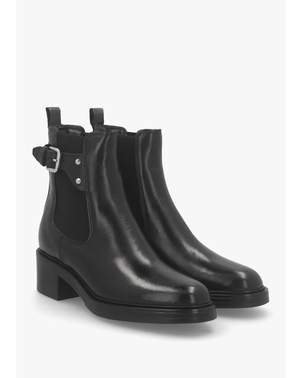 Daniel Black Mockie Mid-Block Heel Chelsea Boot