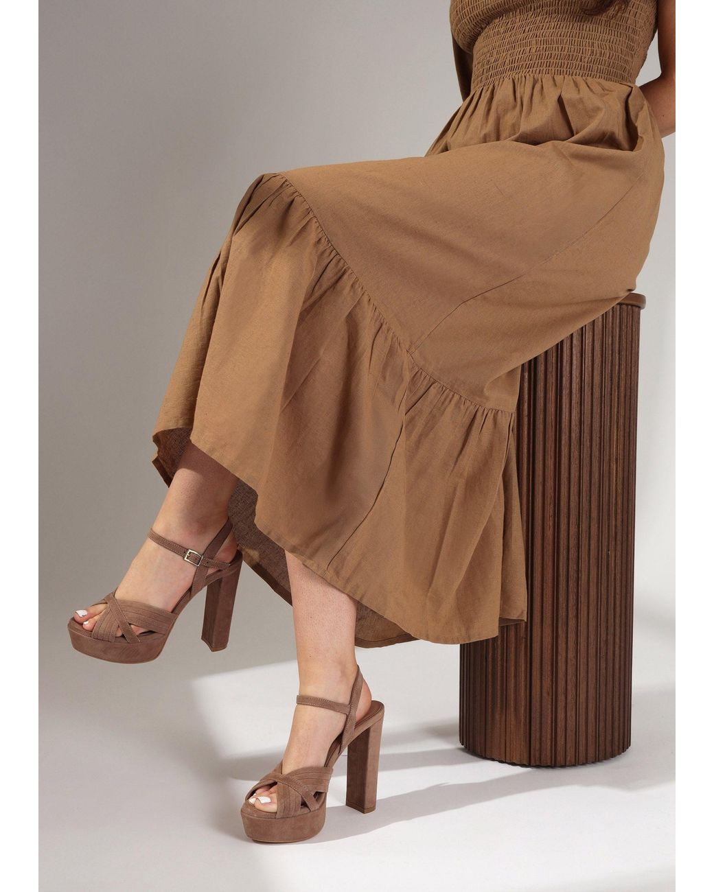 Daniel White Avery Platform Heeled Sandals