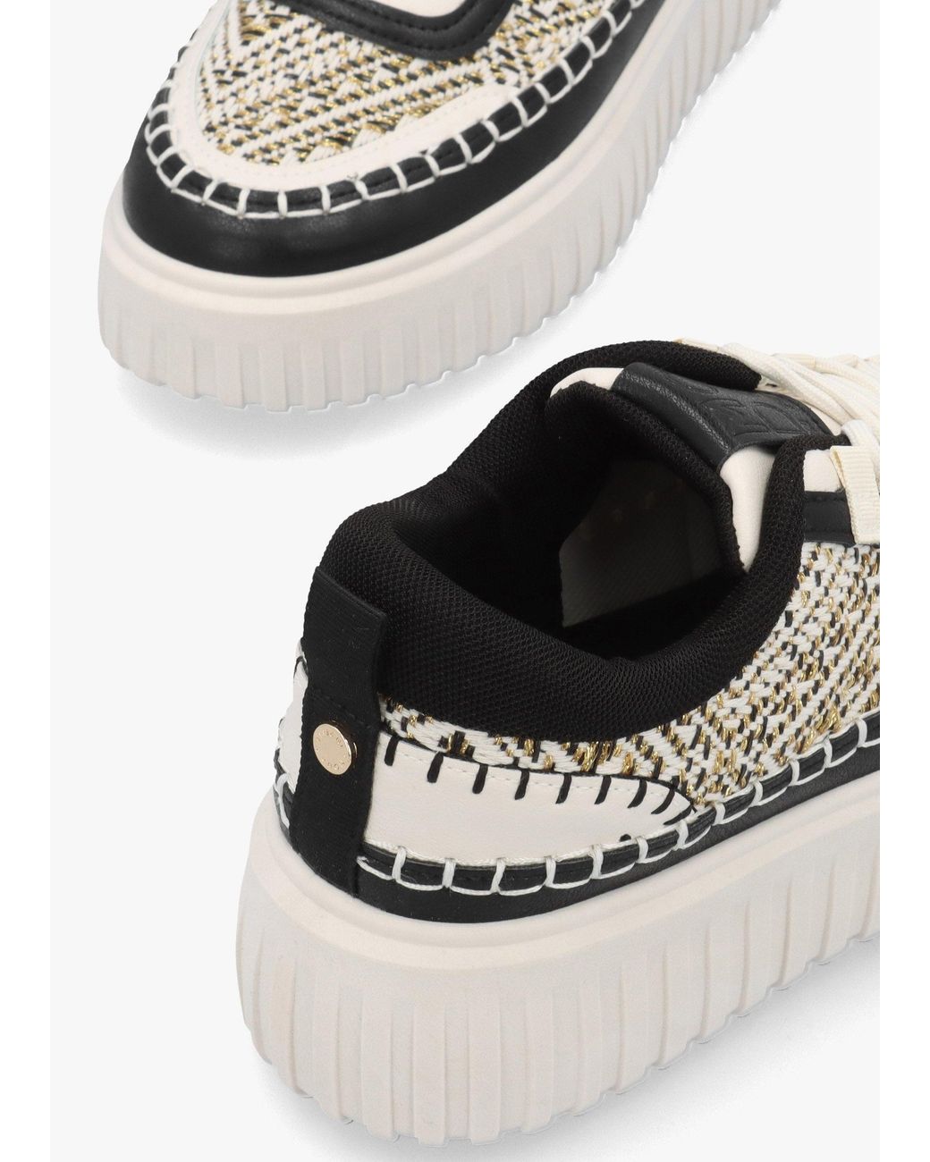 Moda In Pelle White Barika Chunky Flatform Trainers