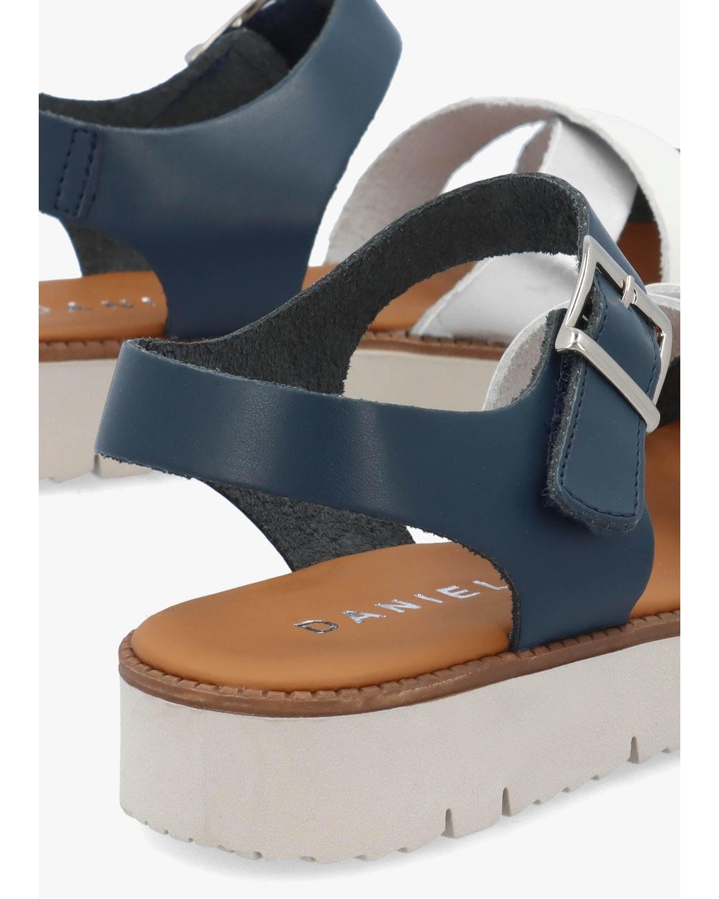 Daniel White Lindy Multi Cross Strap Sandals