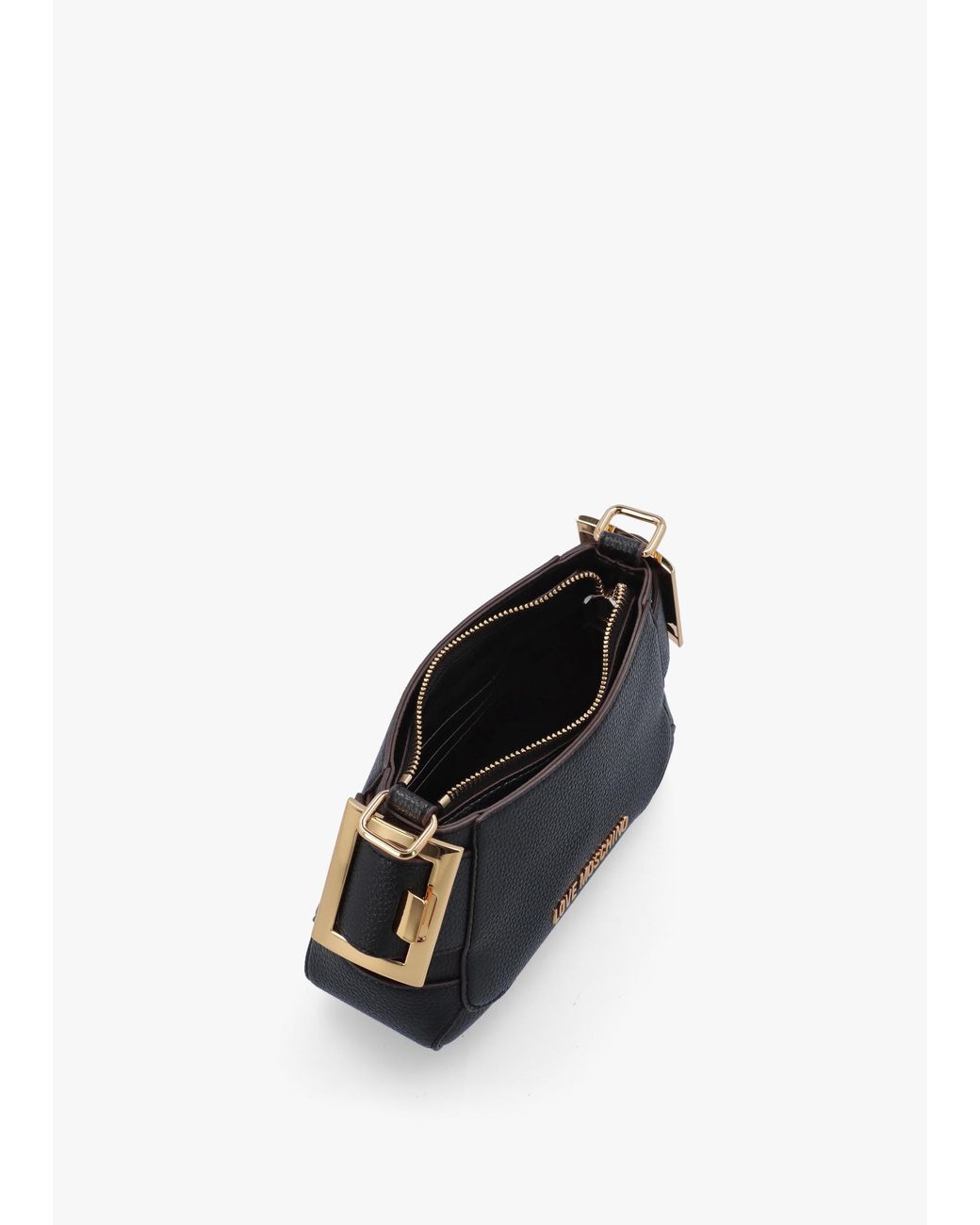 Love Moschino White Buckle Shoulder Bag