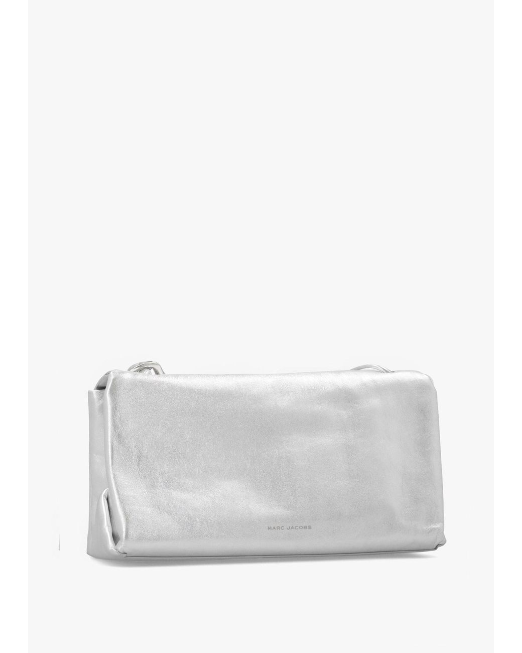 Marc Jacobs White The Metallic Large Dual Shoulder Bag