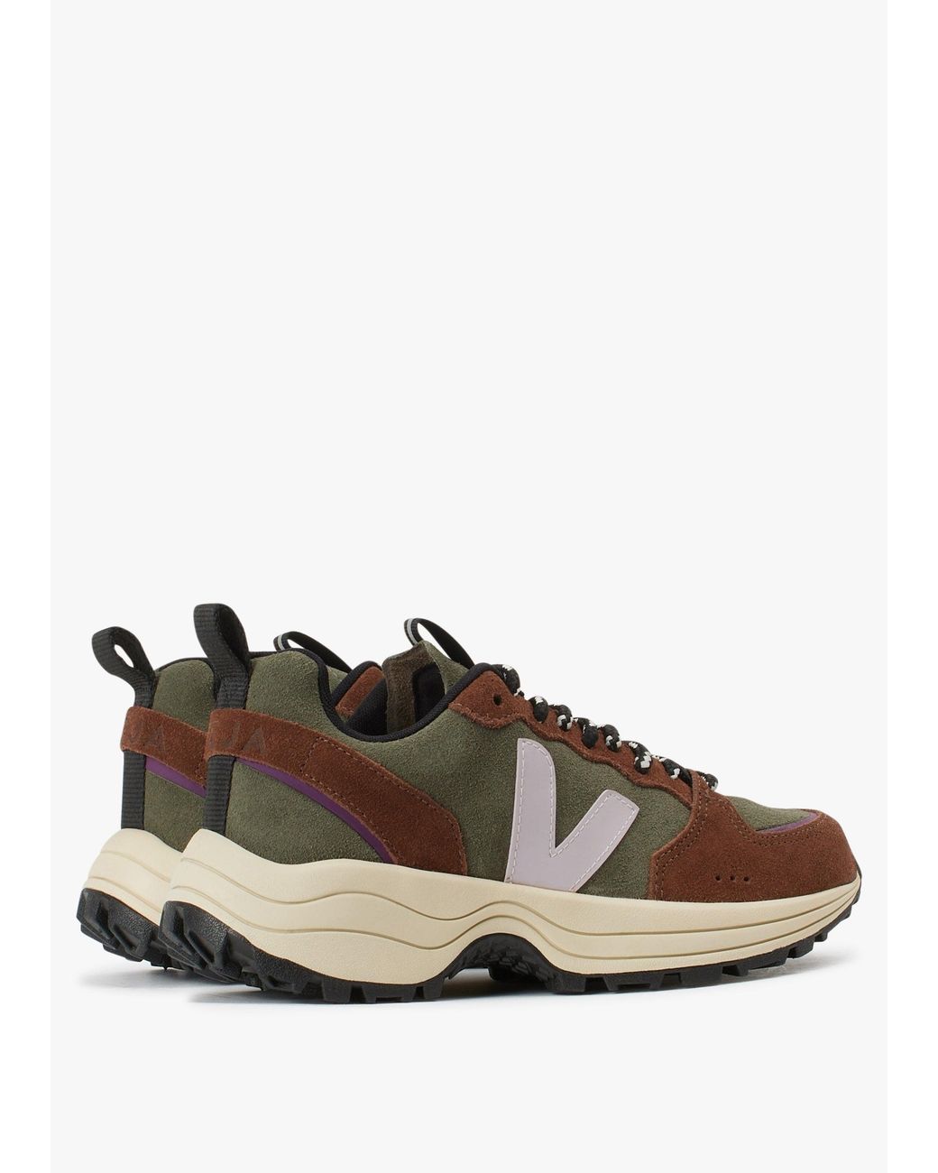 Veja Brown Venturi Vc Suede Trainers
