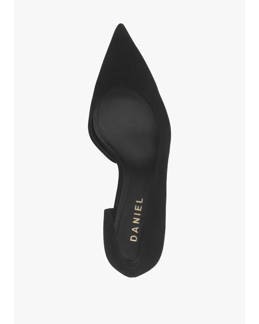 Daniel Black Emma D'Orsay Mid Heel Court Shoes
