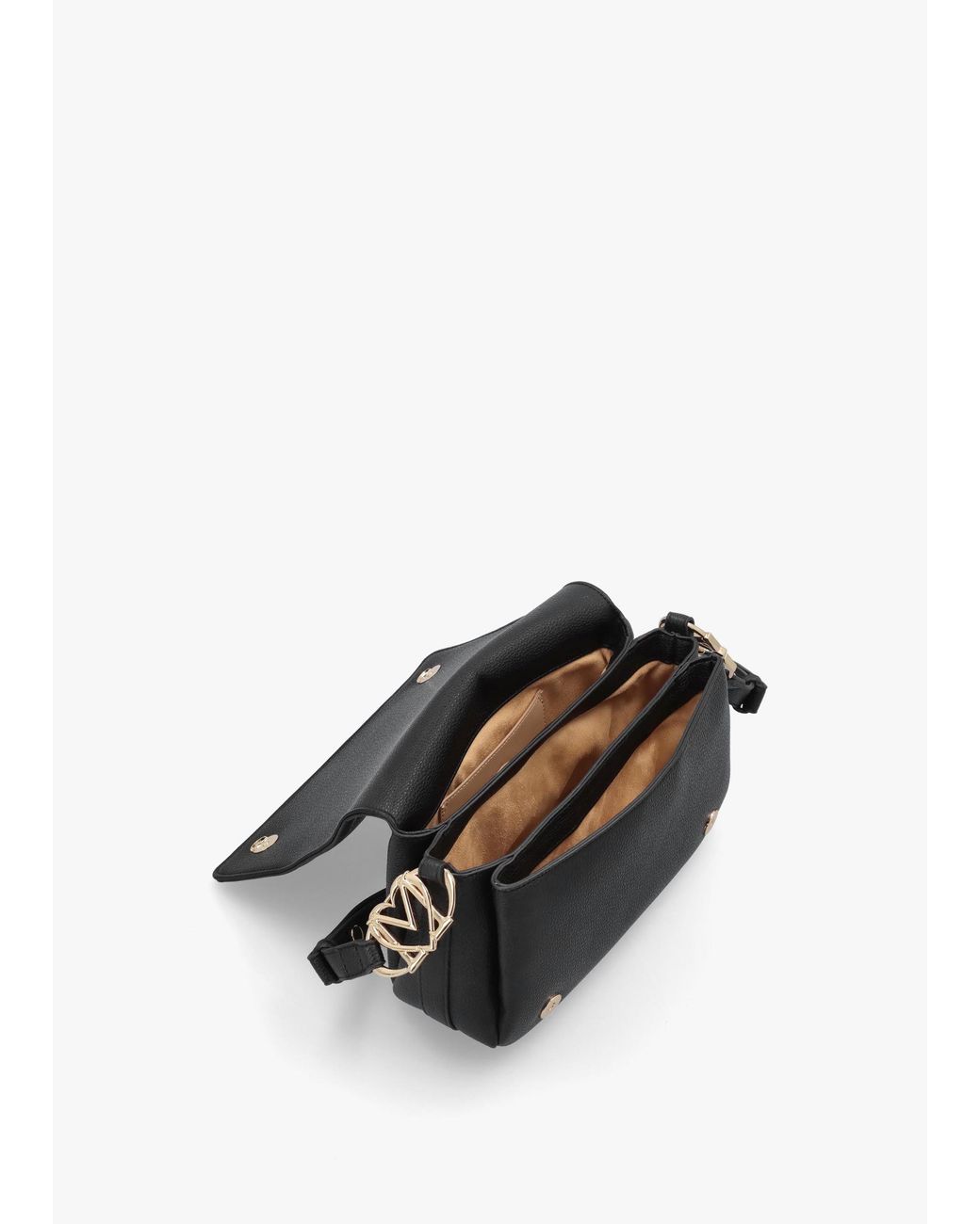 Love Moschino Black Flapover Shoulder Bag