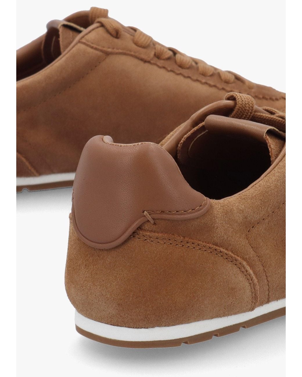 COACH Brown Flat Shadow Suede Trainers