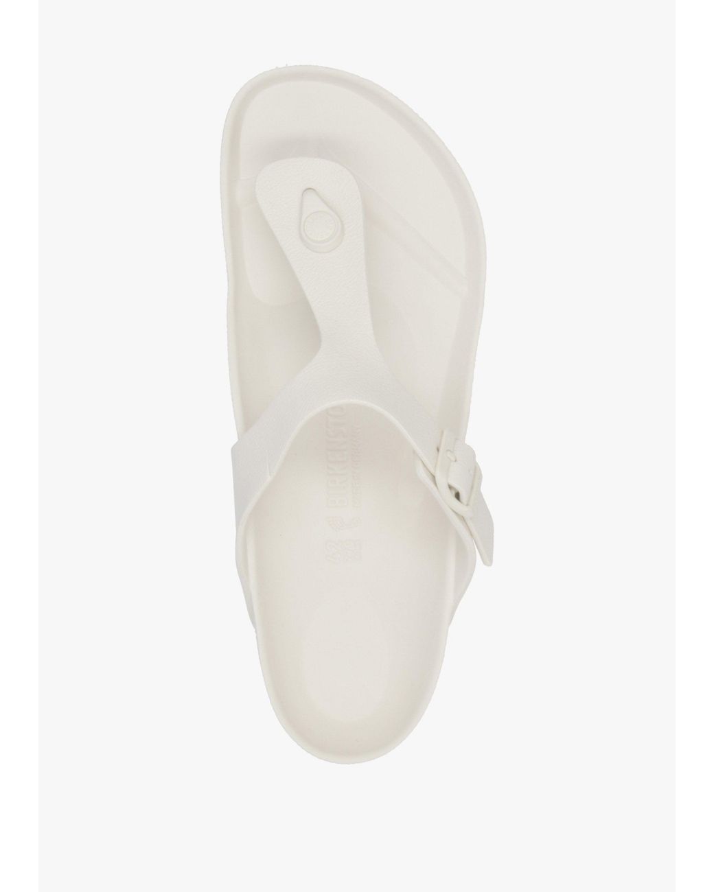 Birkenstock White Gizeh Eva Eggshell Sandals