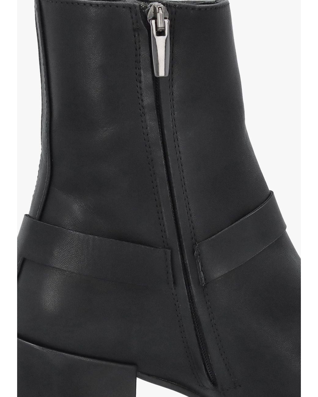 Daniel Black Faith Stirrup Block Heel Ankle Boots