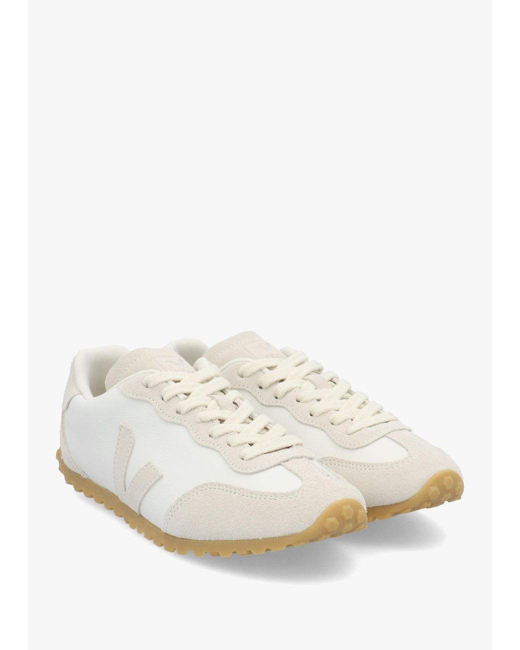 Veja White Gt Leather Natural Trainers