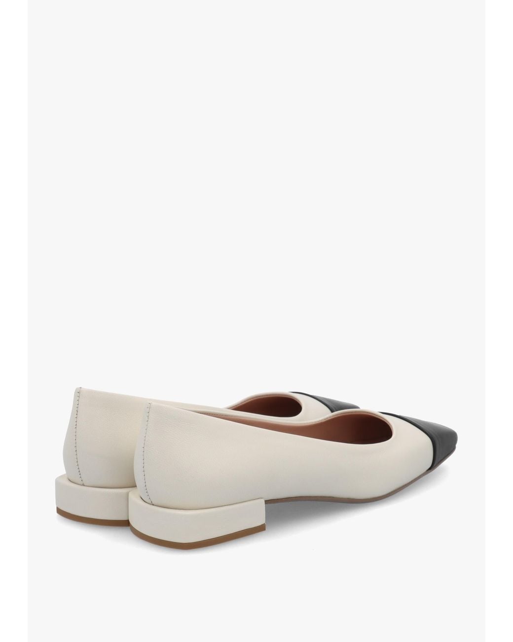 Daniel White Saria & Leather Toe Cap Pumps