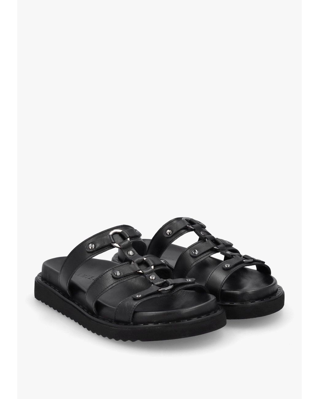 Daniel Black Ilene Three Bar Chunky Mules