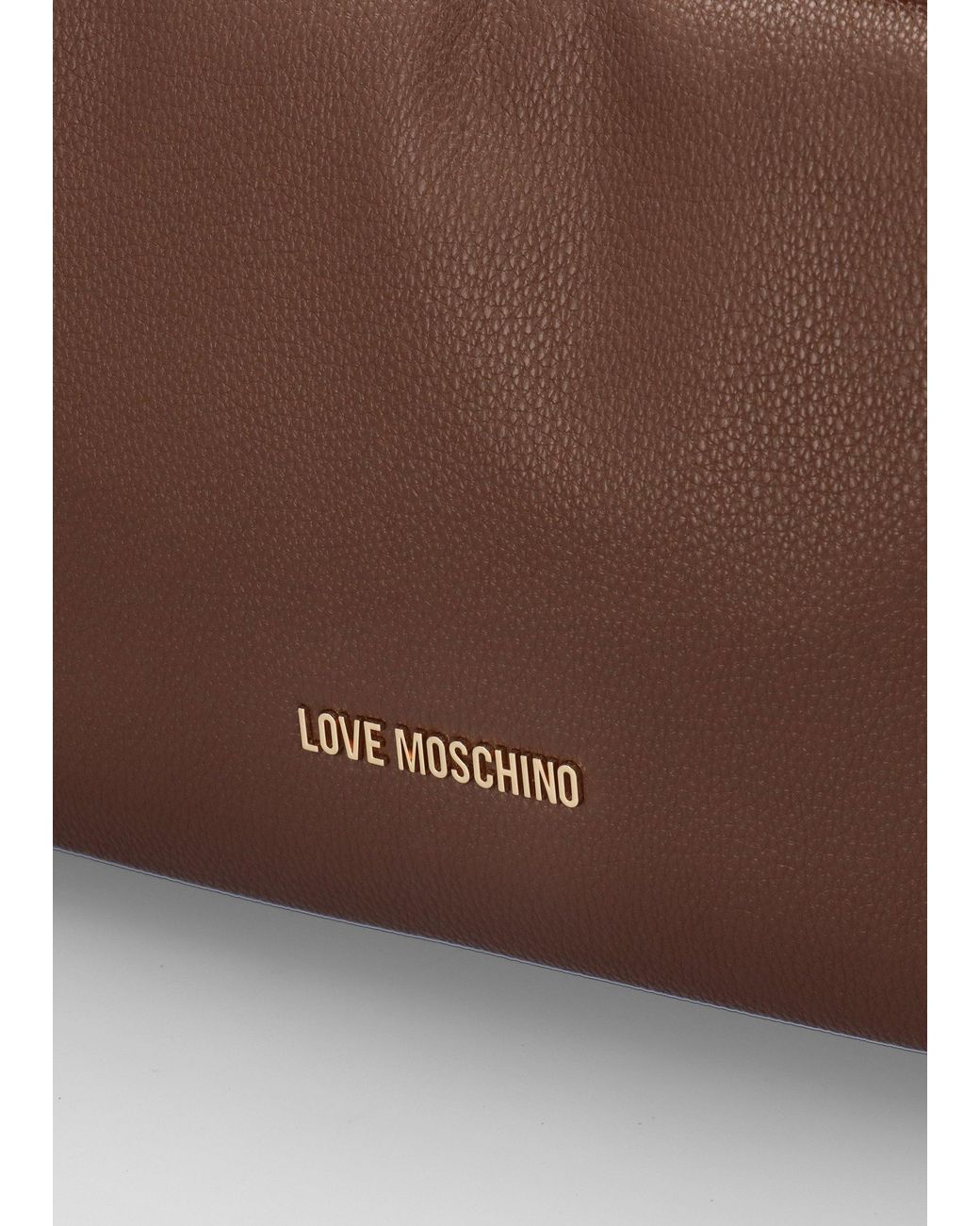 Love Moschino Brown Shoulder Shopper Bag