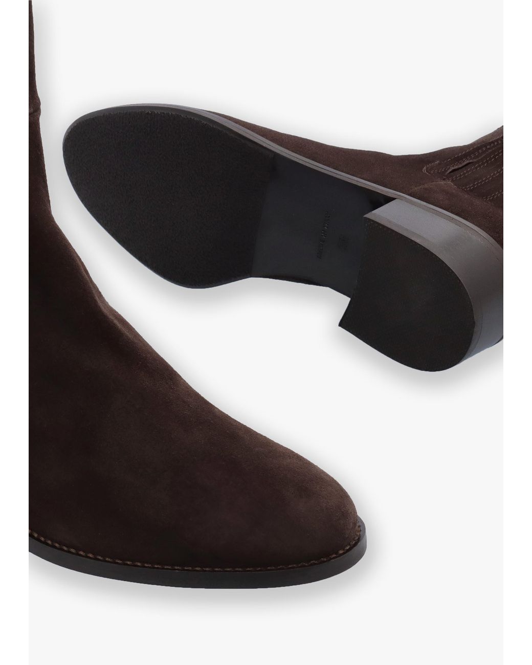 Daniel Black Miele Dark Suede Knee Boots