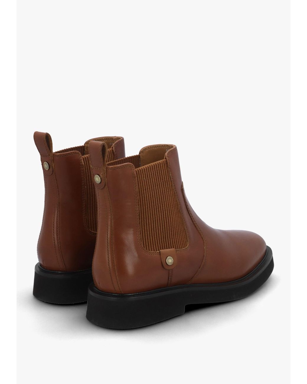 Barbour Brown Delfina Conker Leather Chelsea Boots