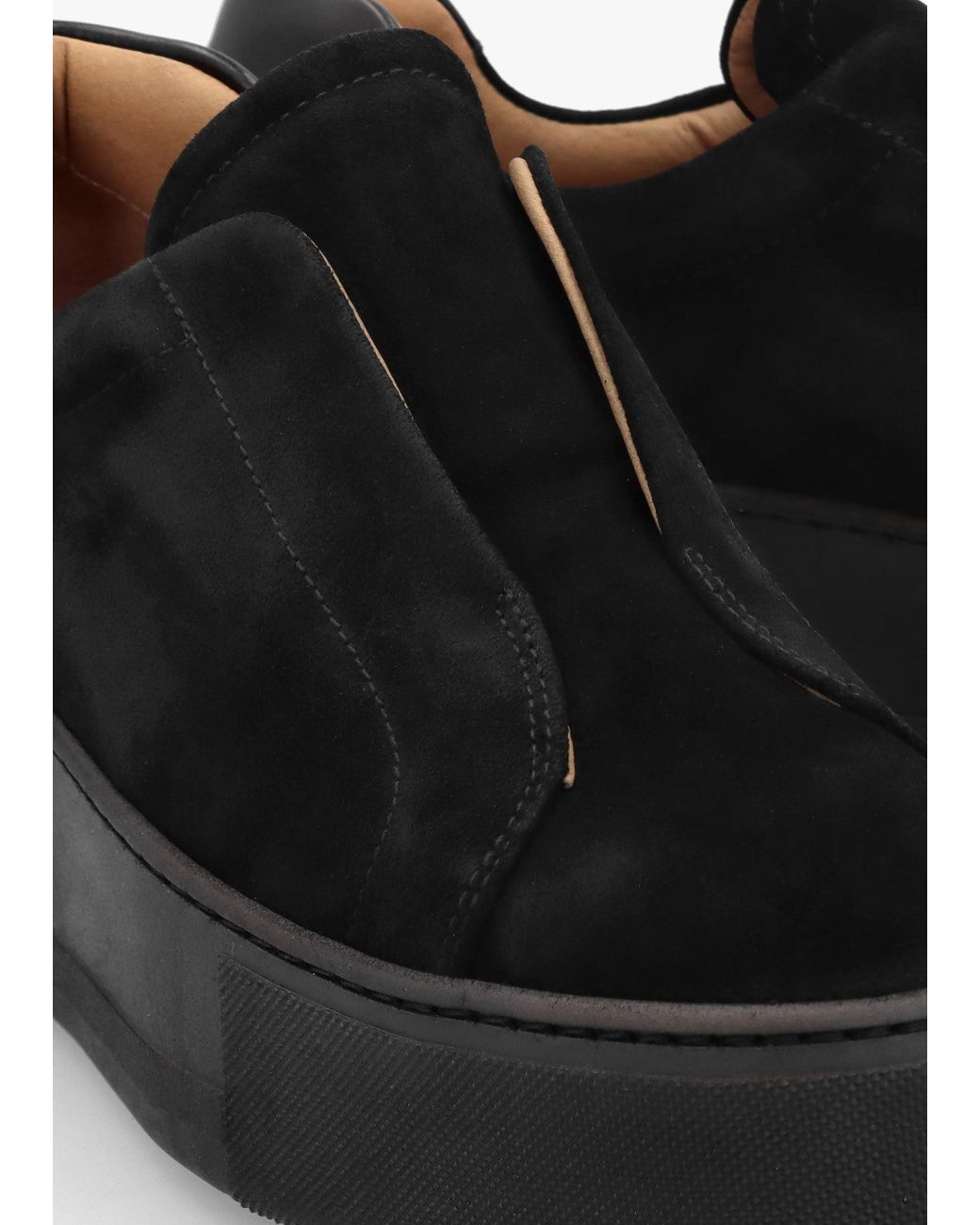 Daniel Black Tred Laceless Flatform Trainers