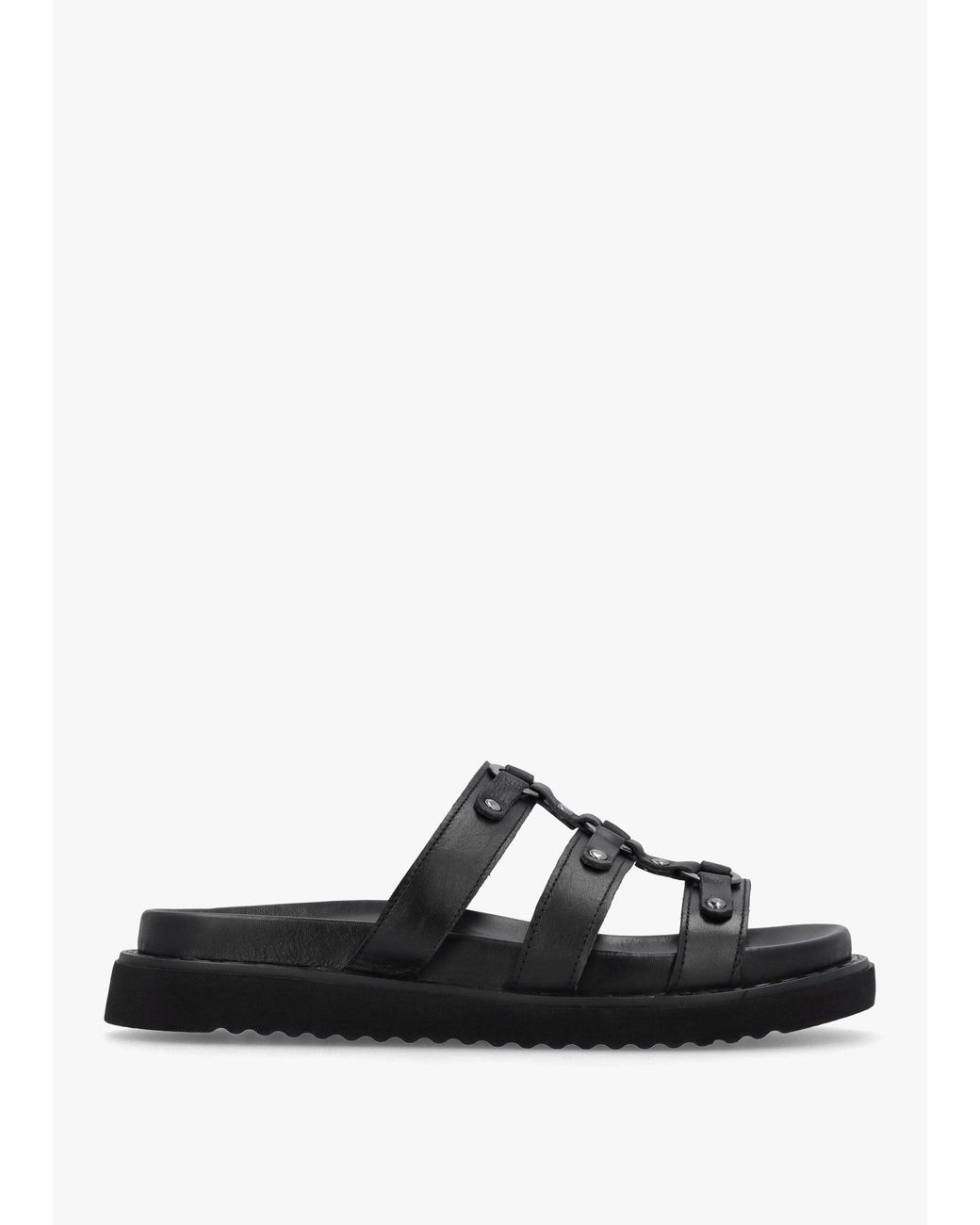 Daniel Black Ilene Three Bar Chunky Mules