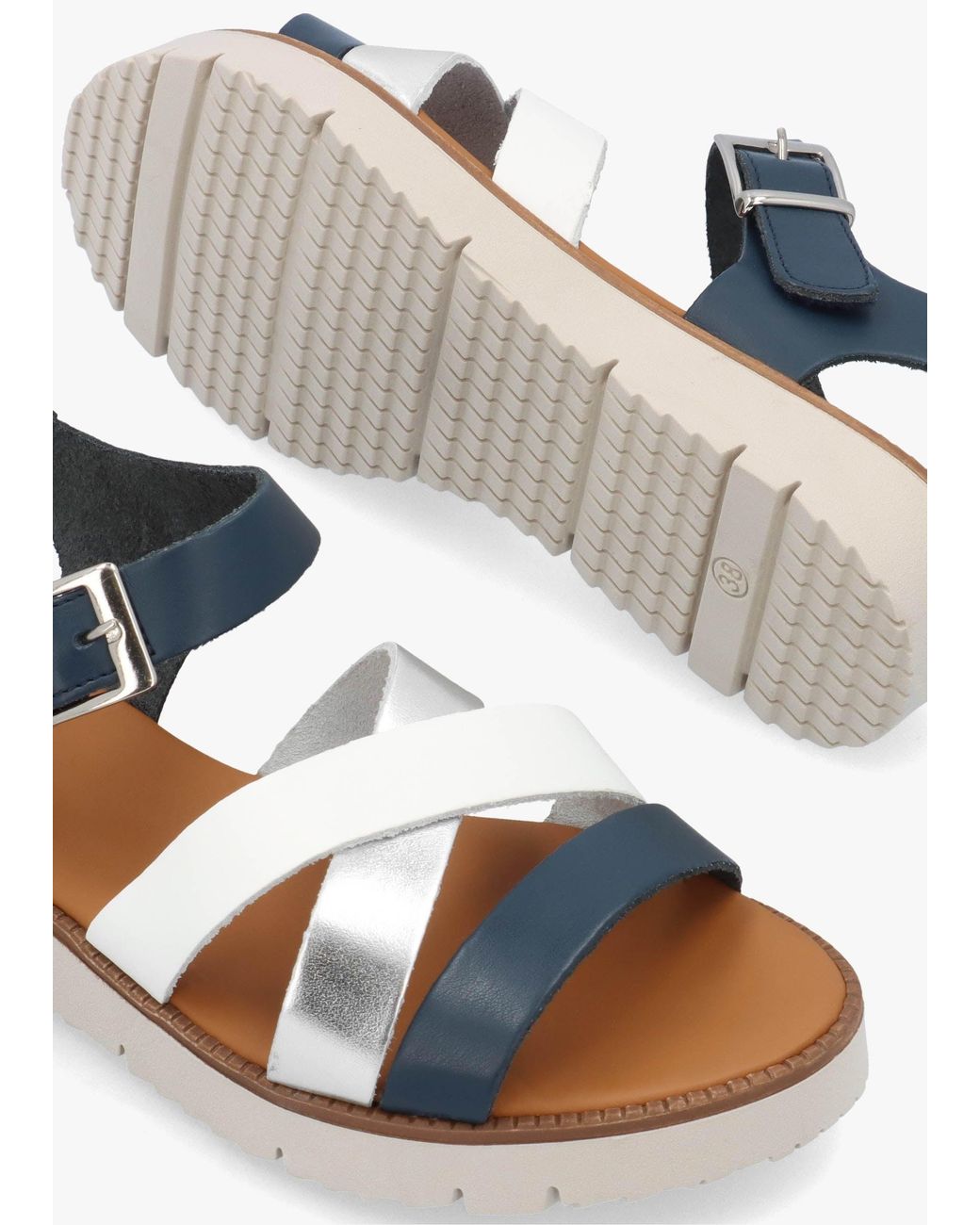 Daniel White Lindy Multi Cross Strap Sandals