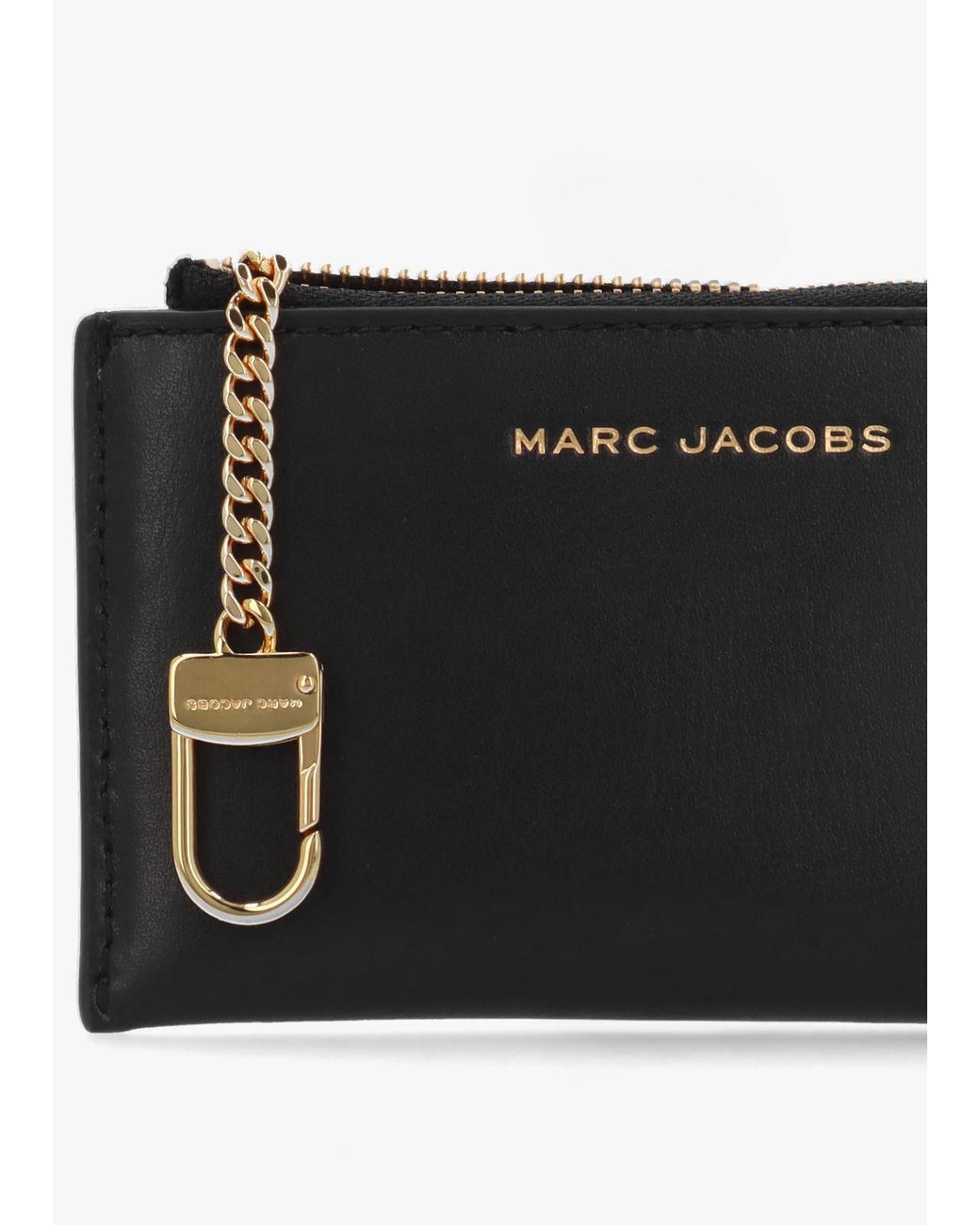 Marc Jacobs White Scene Top Zip Multi Wallet
