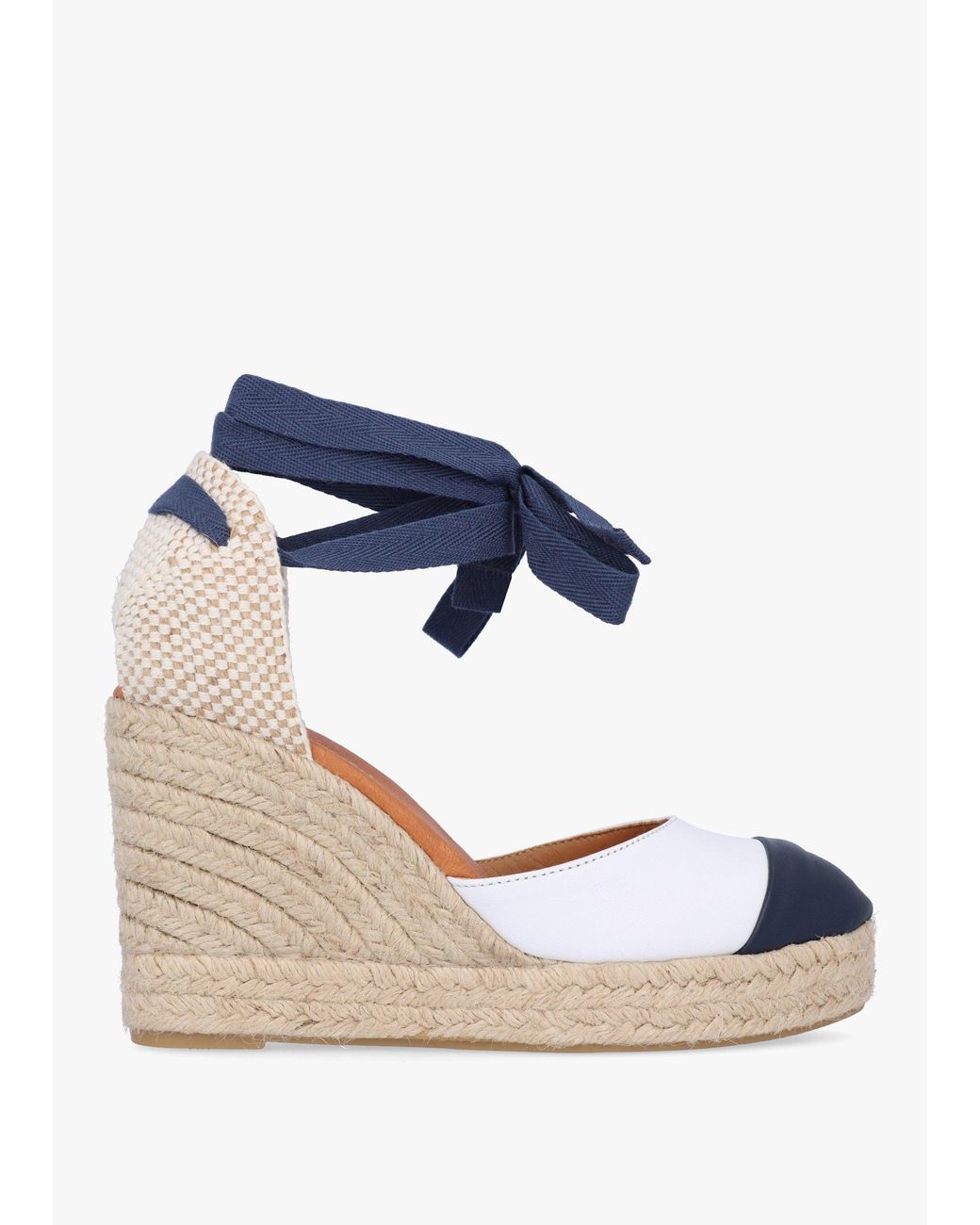 Daniel Blue Kendall Toe Cap Wedge Espadrilles