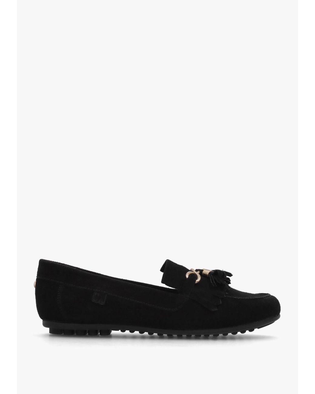Moda In Pelle Black Essana Tassel Loafers