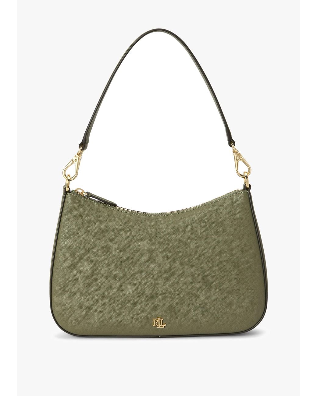 Ralph Lauren Green Danni 26 Shoulder Bag