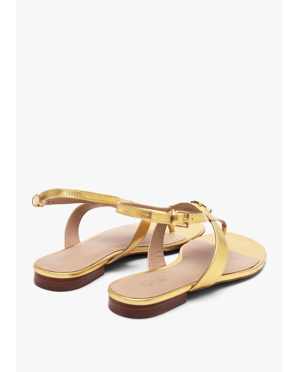 Ralph Lauren Natural Everley Modern Toe Post Sandals