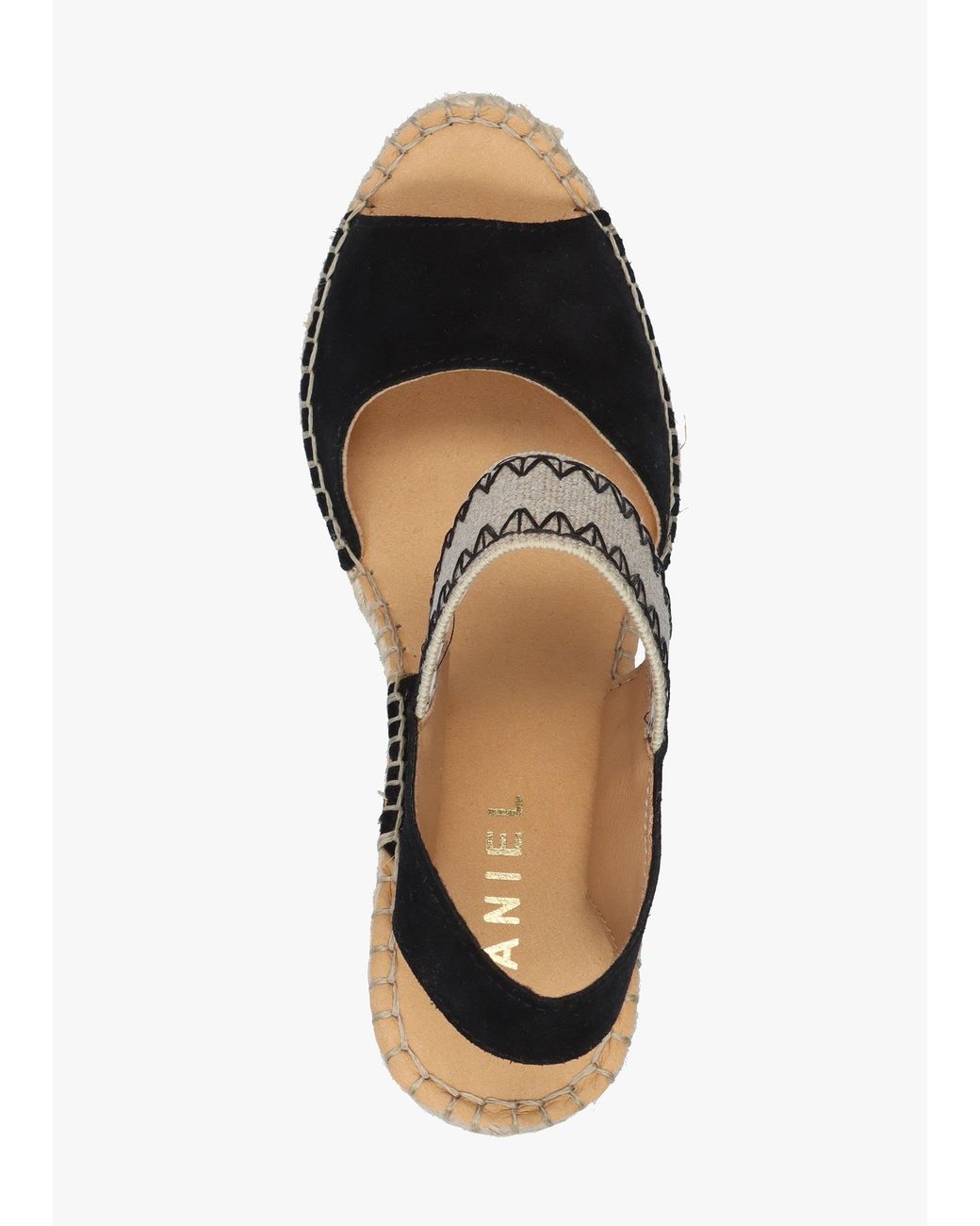 Daniel Black Istitch Wedge Espadrilles
