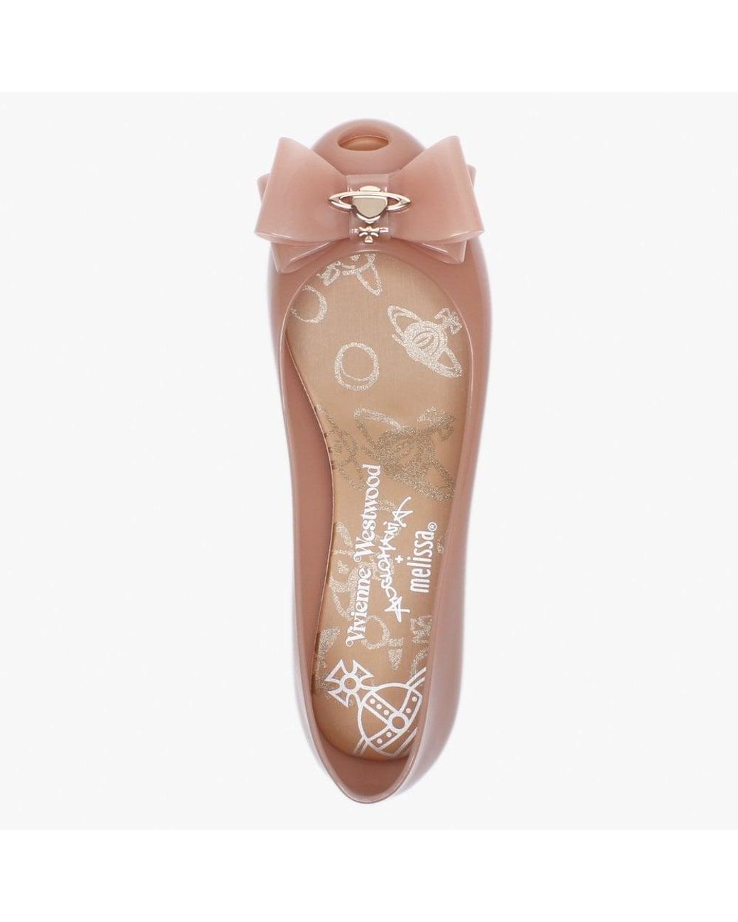 Melissa Ultragirl 22 Nude Bow Orb Pumps 