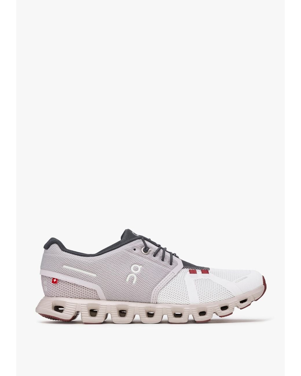 On Shoes Cloud 5 Pearl Frost Trainers Lyst on-shoes-cloud-5-pearl-frost-trainers-lyst