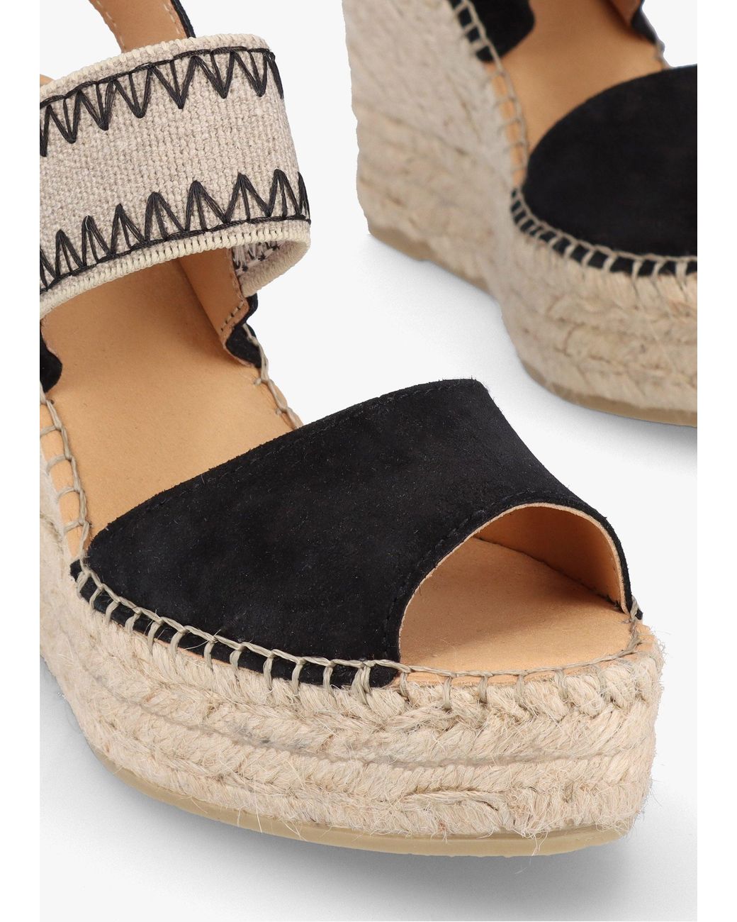 Daniel Black Istitch Wedge Espadrilles