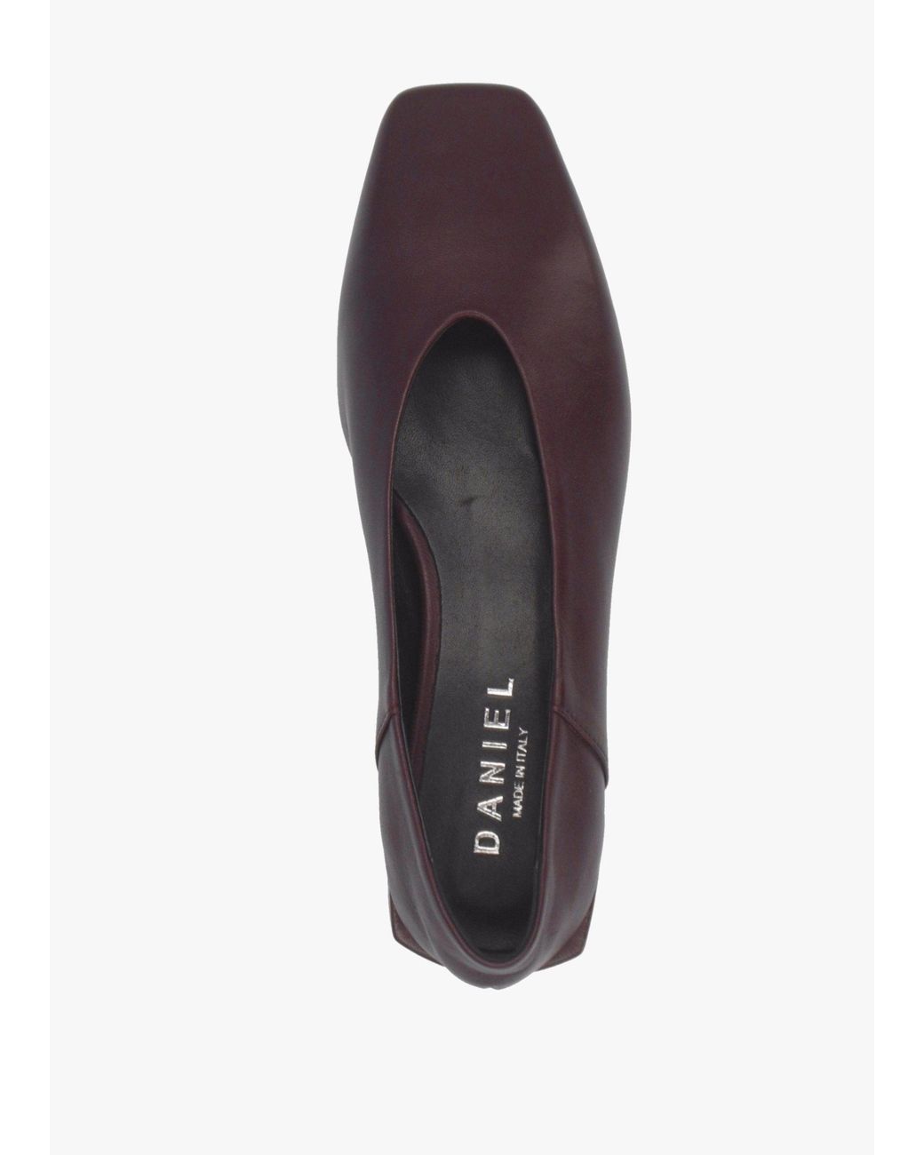 Daniel Multicolor Saria Square Toe Ballet Pumps