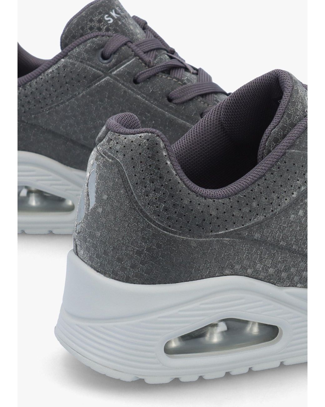 Skechers Gray Uno Disco Nite Trainers