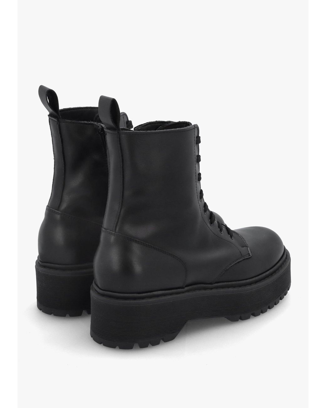 Daniel Black Slab Sole Ankle Boots