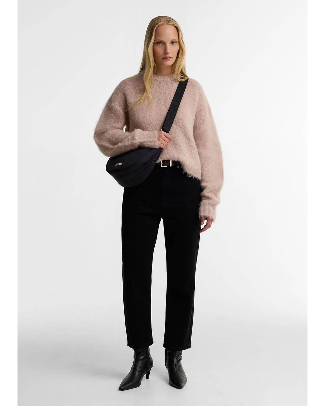 Barbour Black Monaco Sling Cross-Body Bag