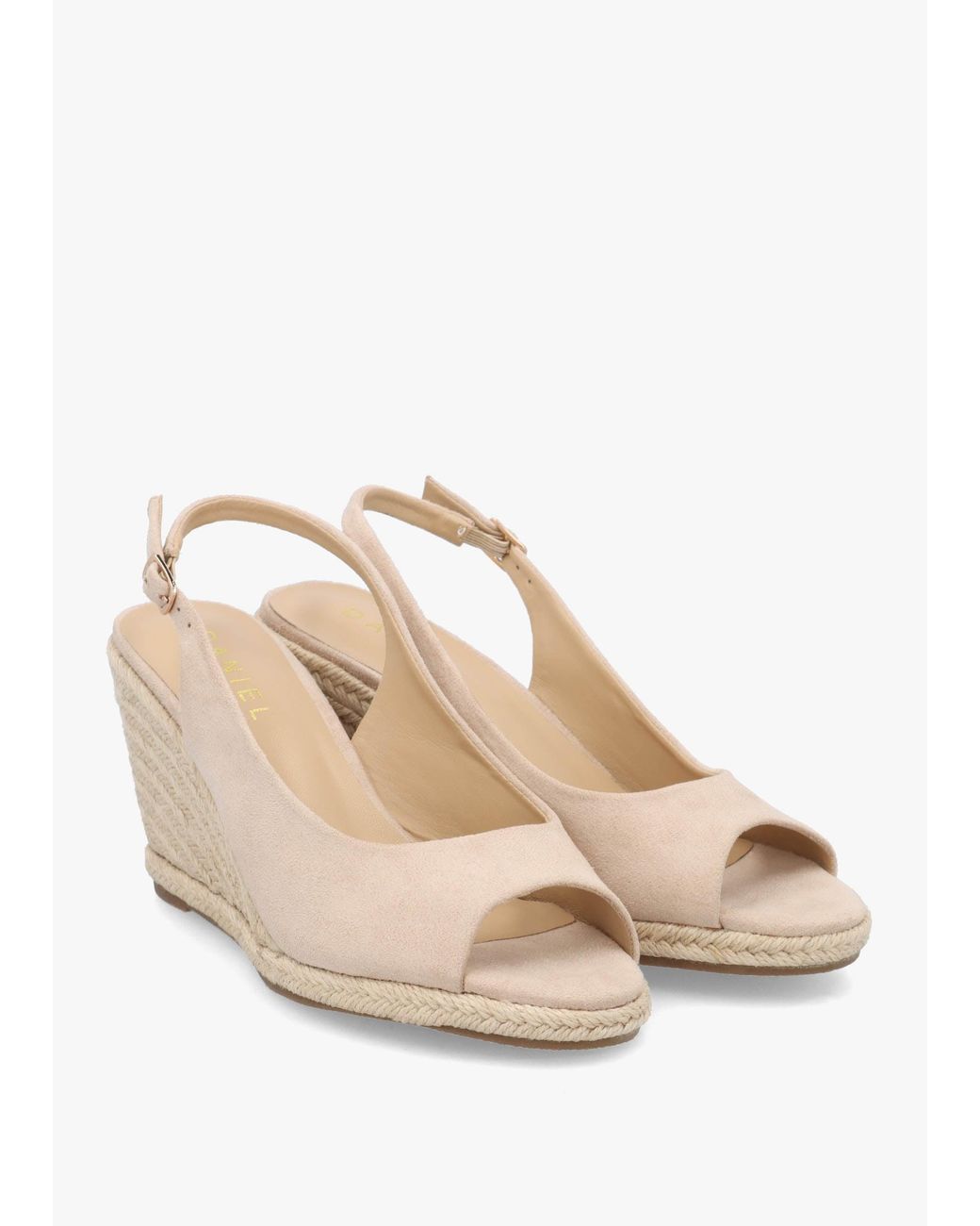 Daniel White Ruby Sling Back Espadrille Wedge Sandals