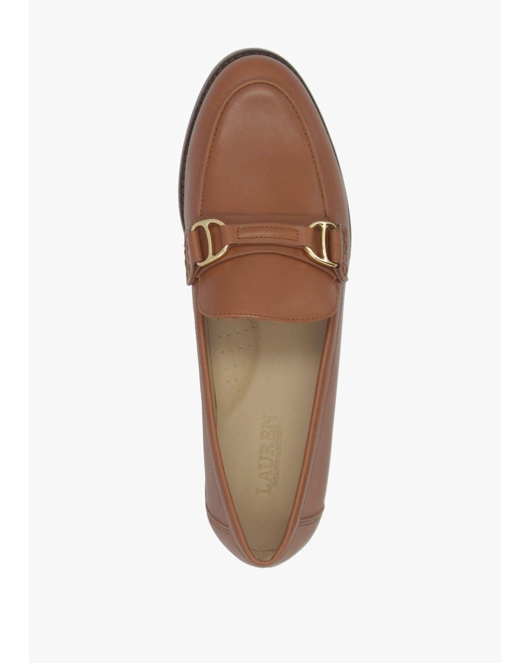 Ralph Lauren Brown Tasha Lauren Loafers