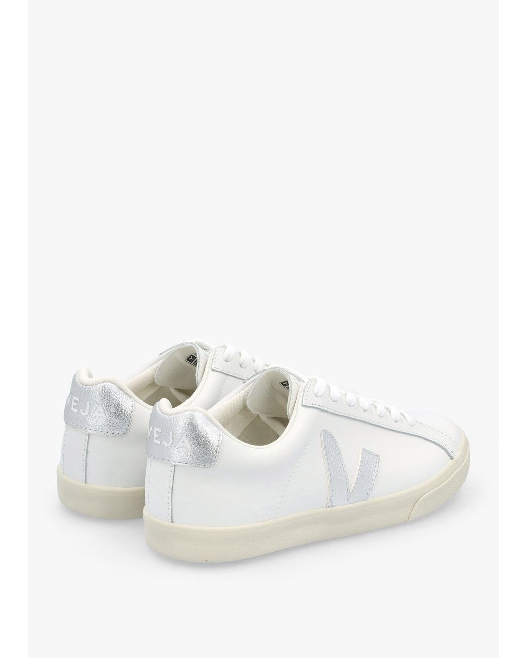 Veja White Esplar Logo Trainers