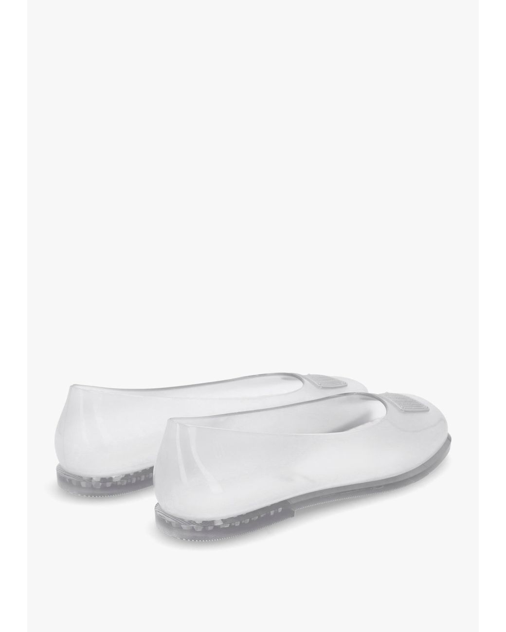 Marc Jacobs White X Melissa Ruby Clear Ballet Pumps