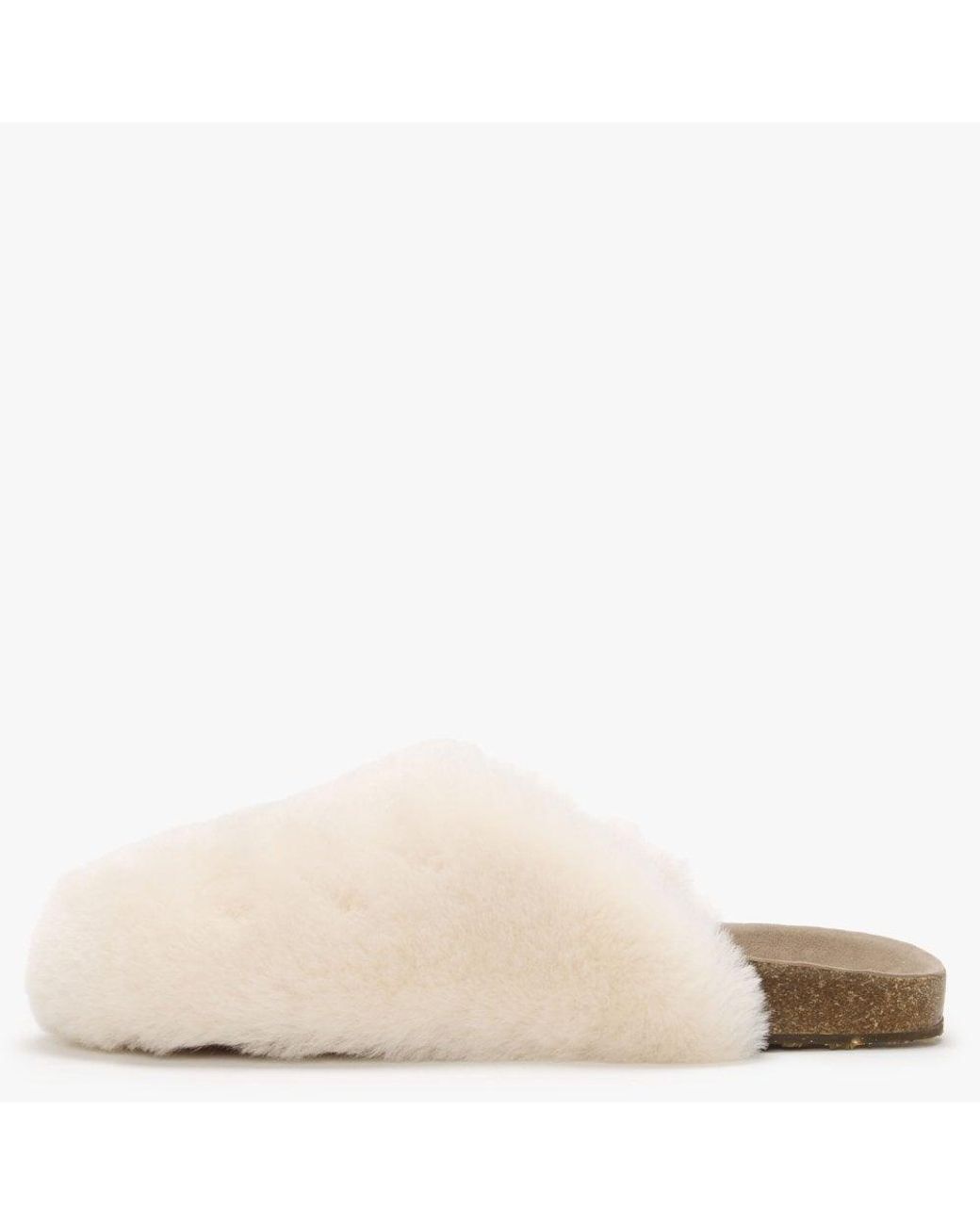 Australia Luxe Natural Dreamer Cream Shearling Mule Slippers