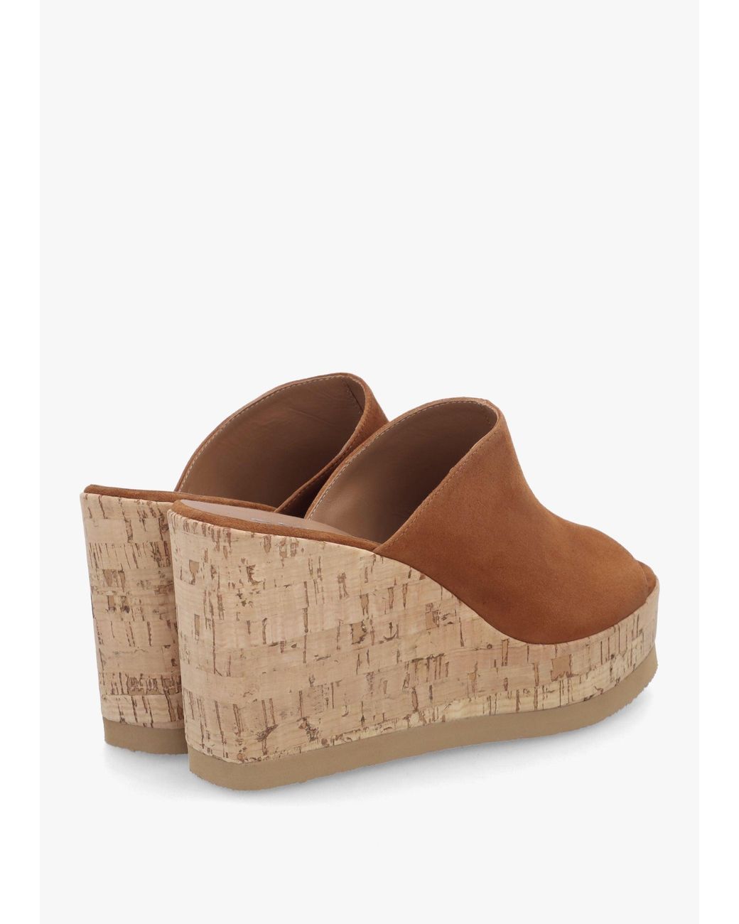 Daniel Brown Sheli Cork Wedge Mules