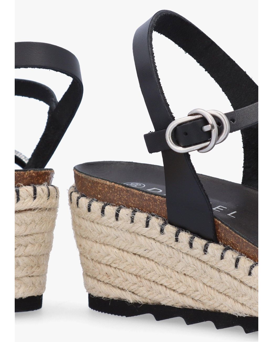 Daniel White Iknot Diamante Knot Low Wedge Sandals