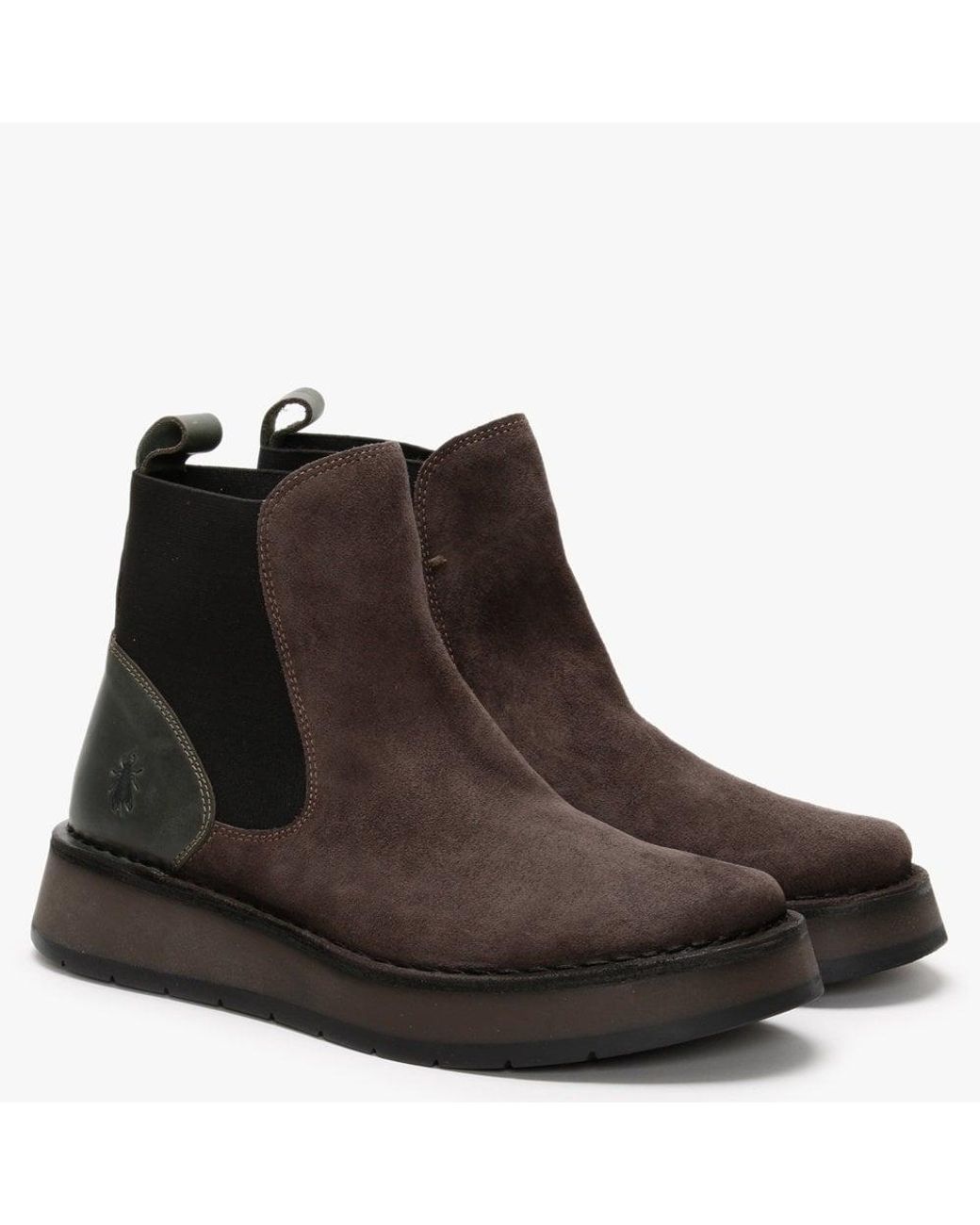 Fly London Raya Diesel Suede Chelsea 