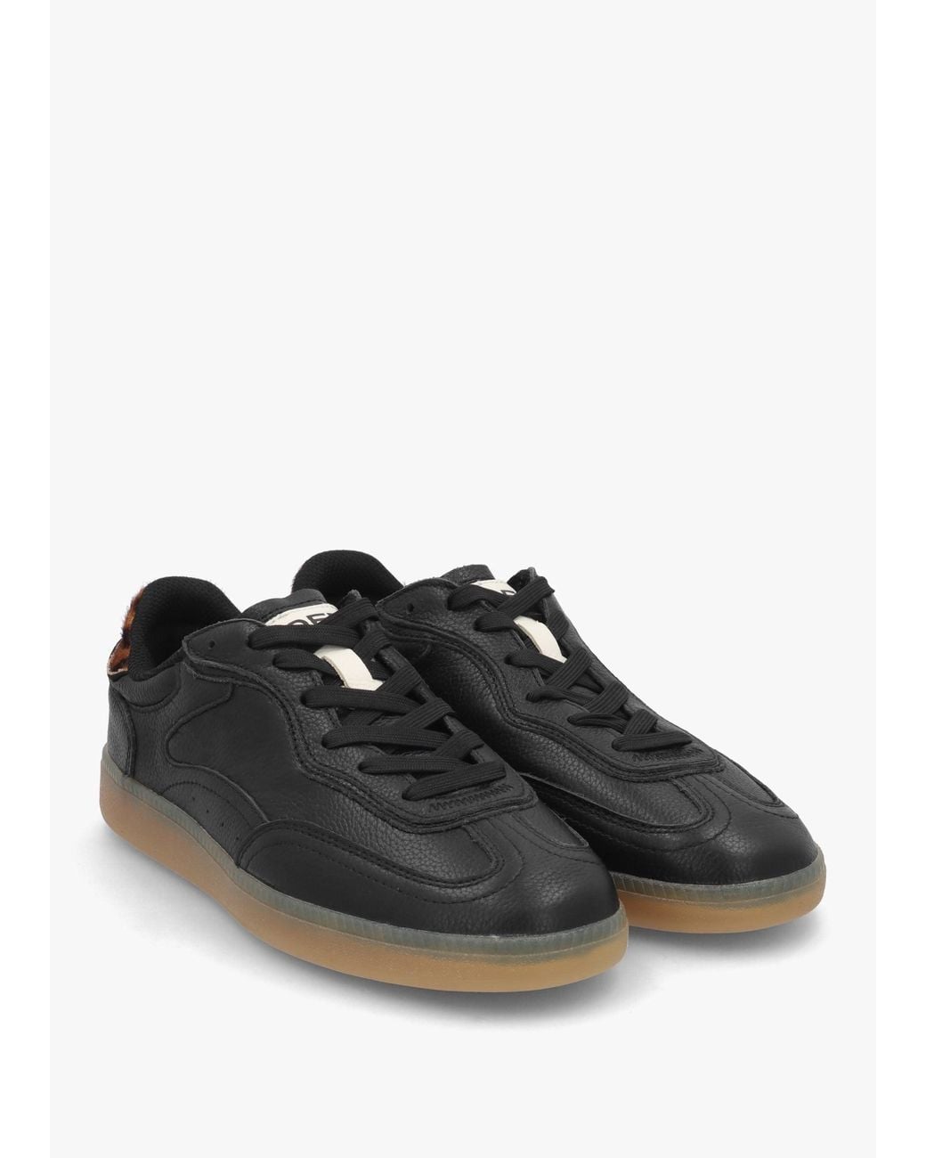 HOFF Black Alley Leather Trainers