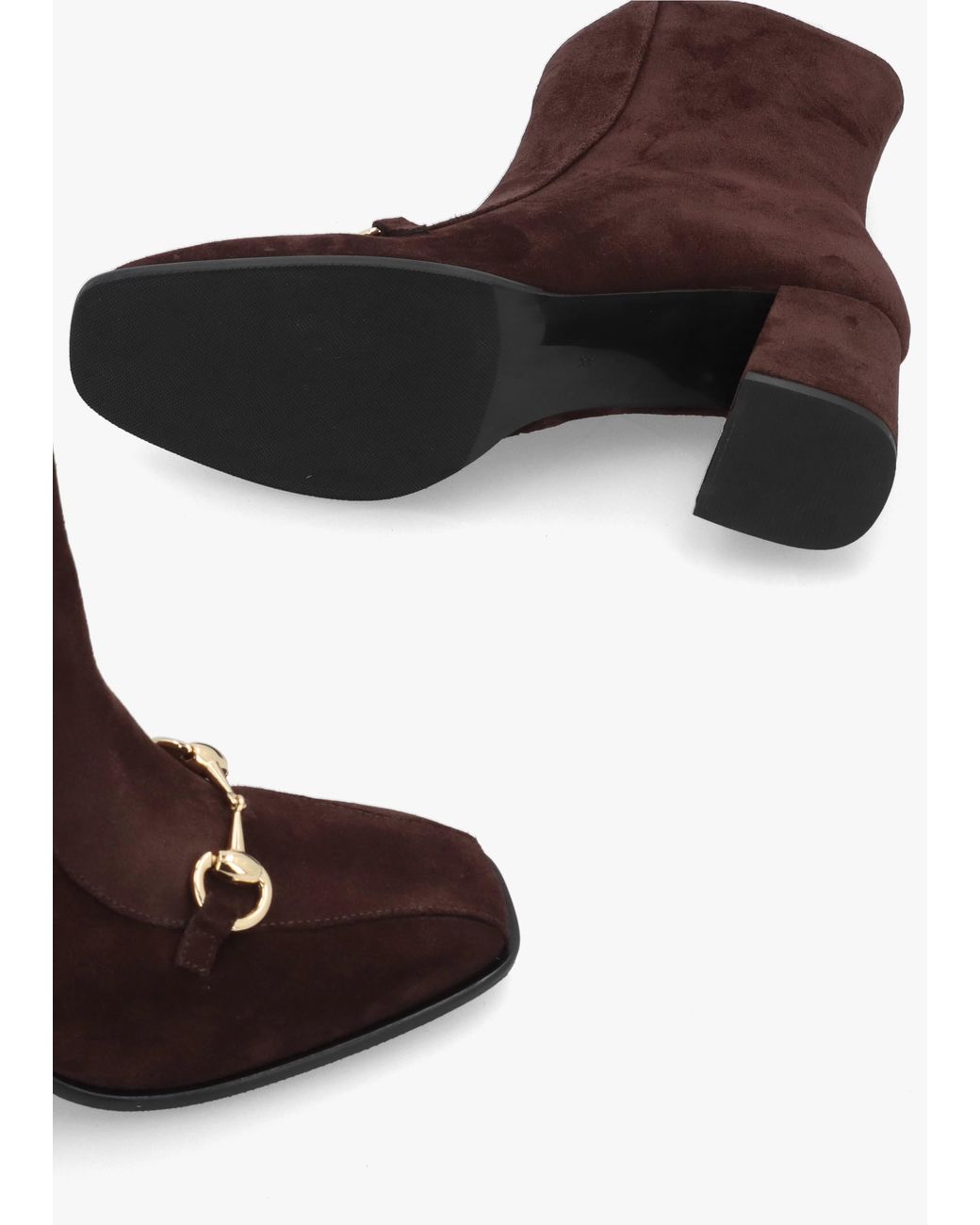 Daniel Brown Prim Snaffle Block Heel Ankle Boots