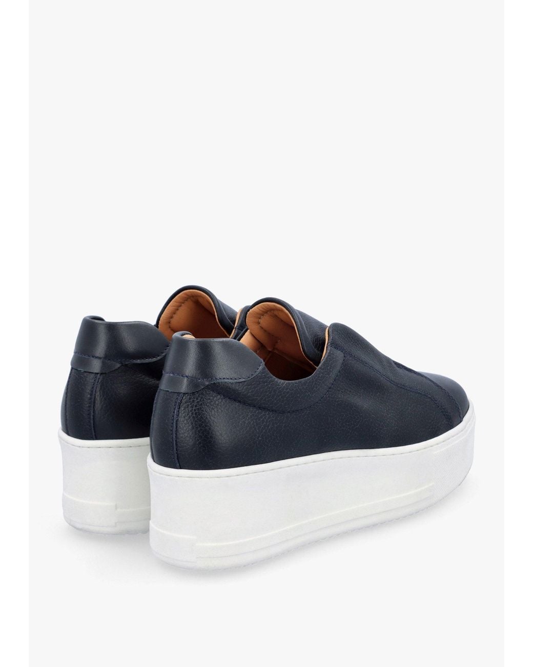 Daniel Blue Tred Laceless Flatform Trainers
