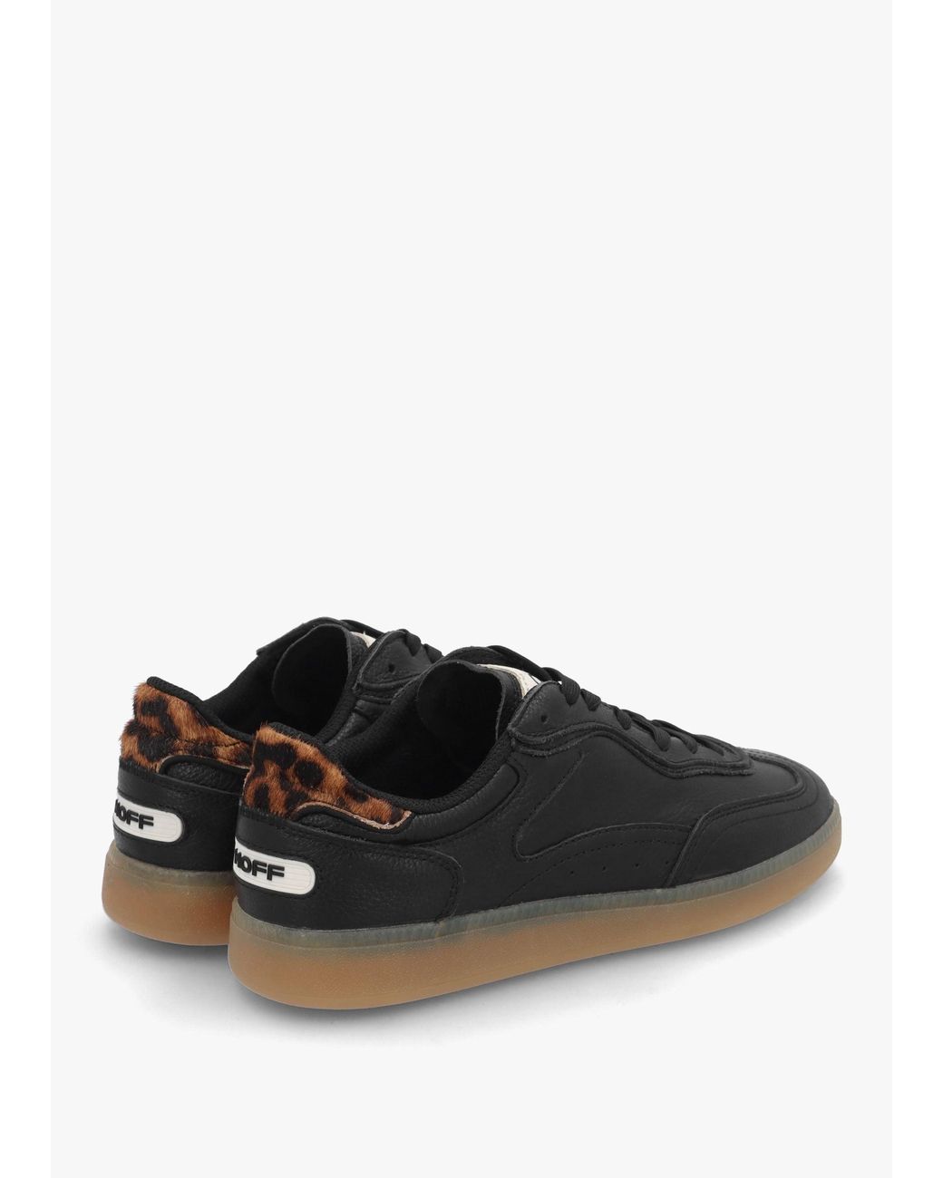 HOFF Black Alley Leather Trainers