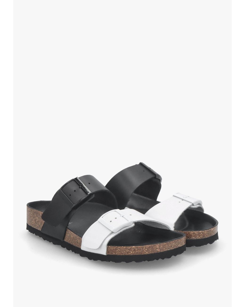 Daniel White Imule Split & Leather Two Bar Mules
