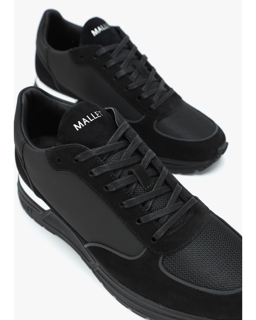 Mallet Black Popham Lite Trainers